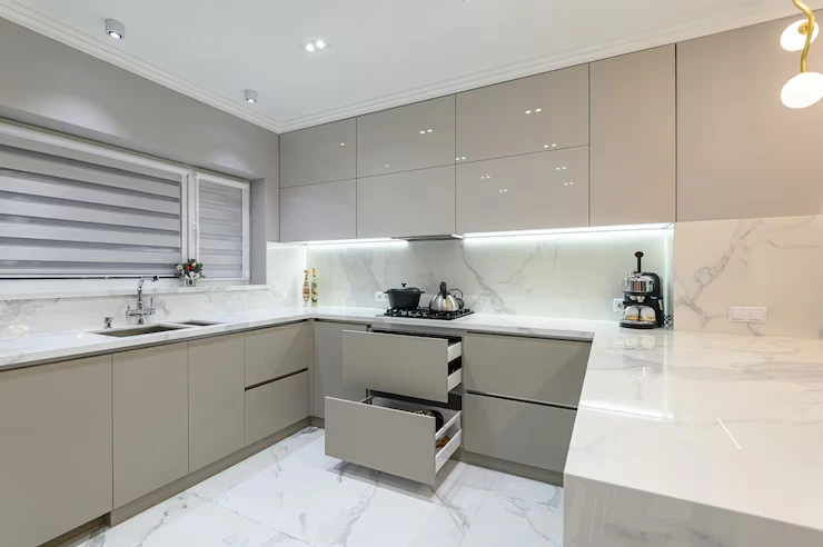 Modern White Kitchen Furniture